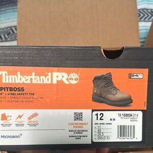 Timberland PRO Pitboss Steel Toe Boots - Brown